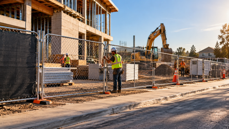 Enhancing Site Security: The Role of Temporary Fences
